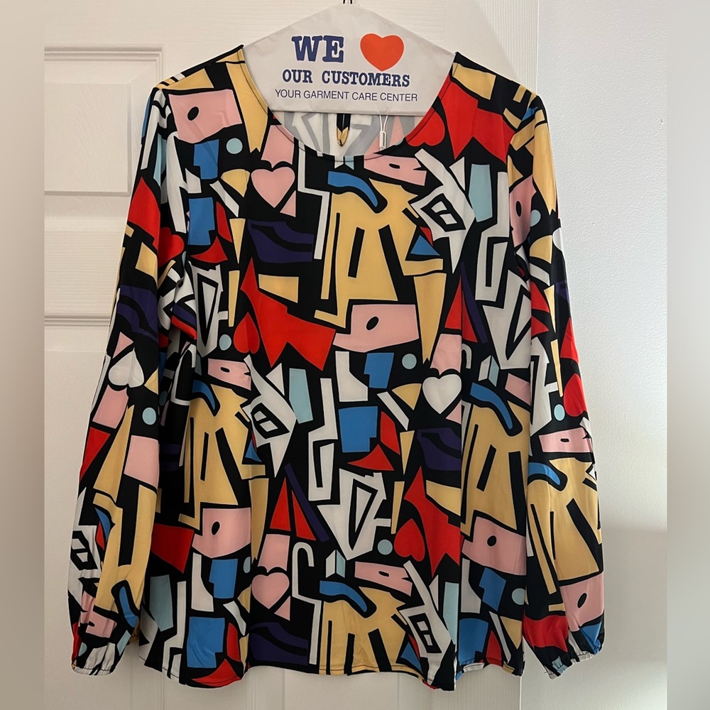 XL multi colored top